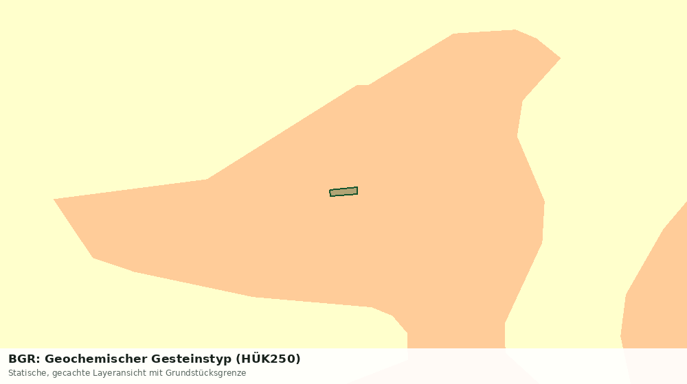 Statische Kartenansicht: BGR: Geochemischer Gesteinstyp (HÜK250)