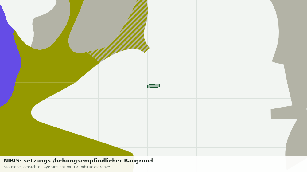Statische Kartenansicht: NIBIS: setzungs-/hebungsempfindlicher Baugrund