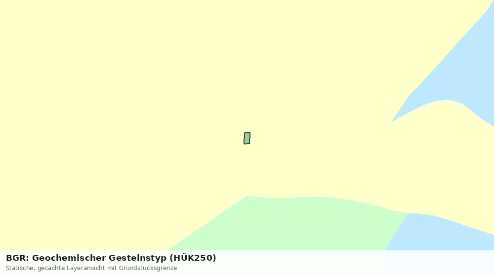 Statische Kartenansicht: BGR: Geochemischer Gesteinstyp (HÜK250)