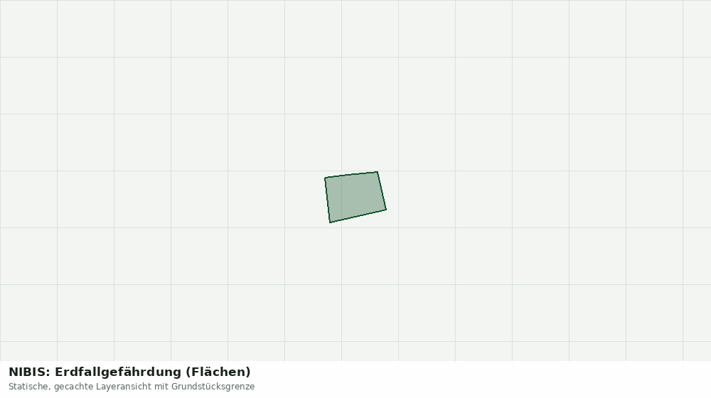 Statische Kartenansicht: NIBIS: Erdfallgefährdung (Flächen)