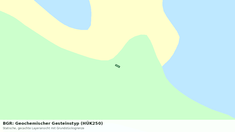 Statische Kartenansicht: BGR: Geochemischer Gesteinstyp (HÜK250)