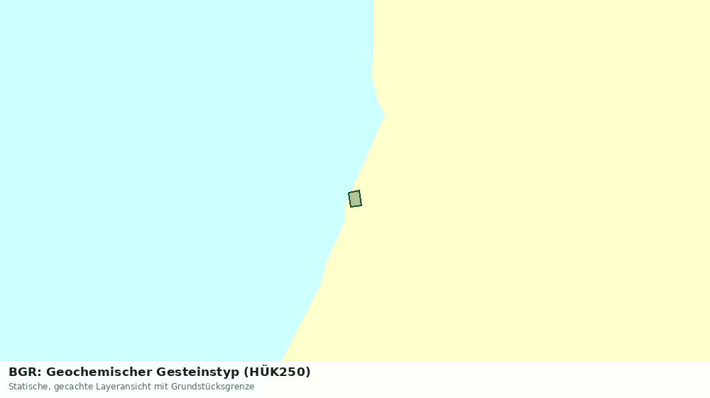 Statische Kartenansicht: BGR: Geochemischer Gesteinstyp (HÜK250)