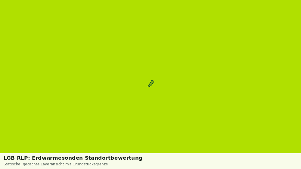 Statische Kartenansicht: LGB RLP: Erdwärmesonden Standortbewertung