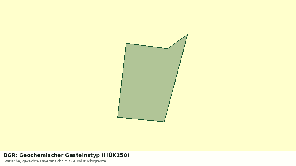 Statische Kartenansicht: BGR: Geochemischer Gesteinstyp (HÜK250)