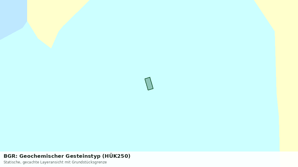 Statische Kartenansicht: BGR: Geochemischer Gesteinstyp (HÜK250)