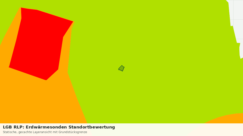 Statische Kartenansicht: LGB RLP: Erdwärmesonden Standortbewertung