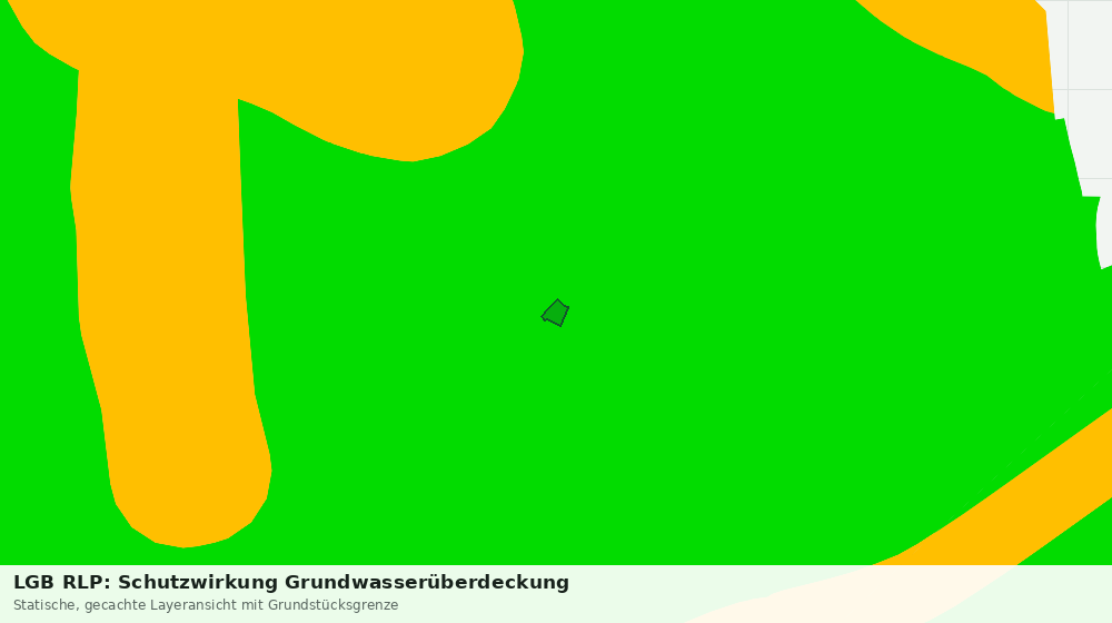 Statische Kartenansicht: LGB RLP: Schutzwirkung Grundwasserüberdeckung