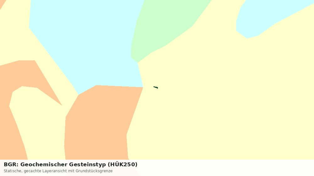 Statische Kartenansicht: BGR: Geochemischer Gesteinstyp (HÜK250)