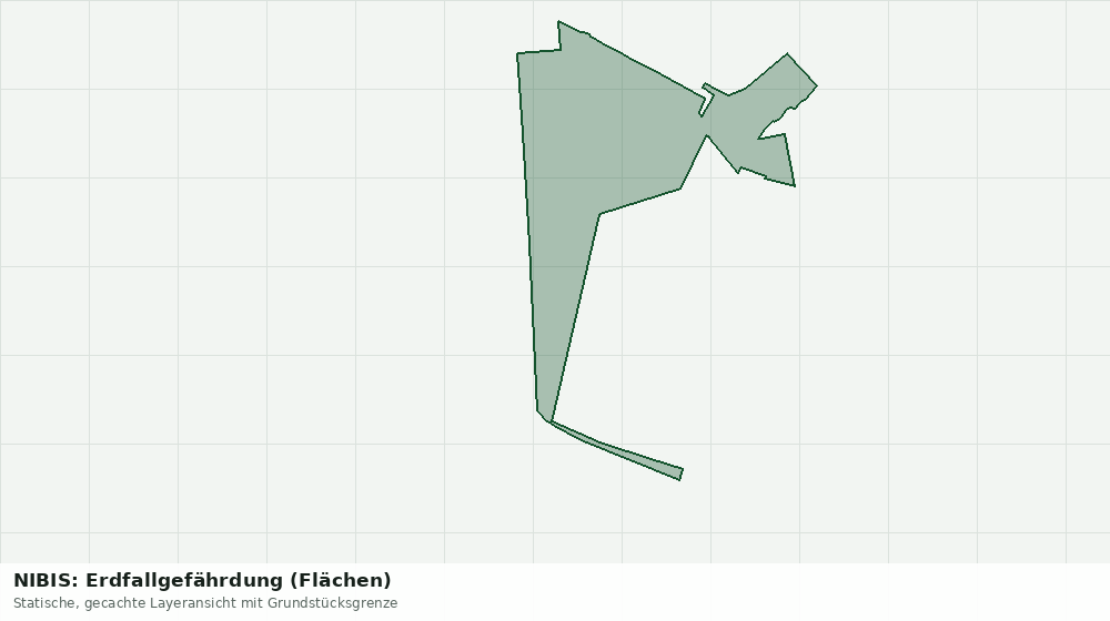 Statische Kartenansicht: NIBIS: Erdfallgefährdung (Flächen)