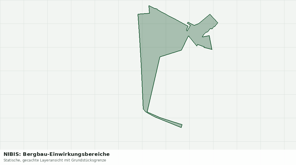 Statische Kartenansicht: NIBIS: Bergbau-Einwirkungsbereiche