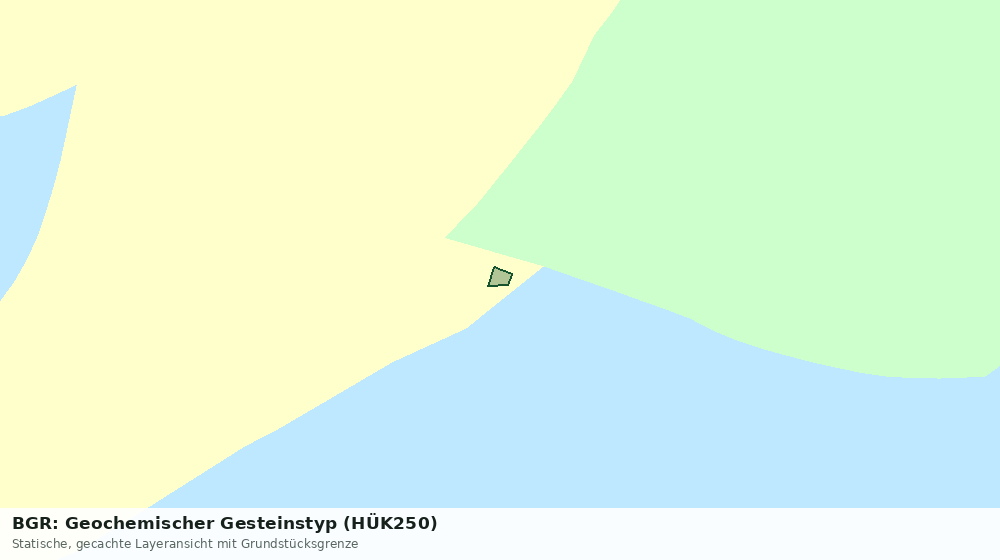 Statische Kartenansicht: BGR: Geochemischer Gesteinstyp (HÜK250)