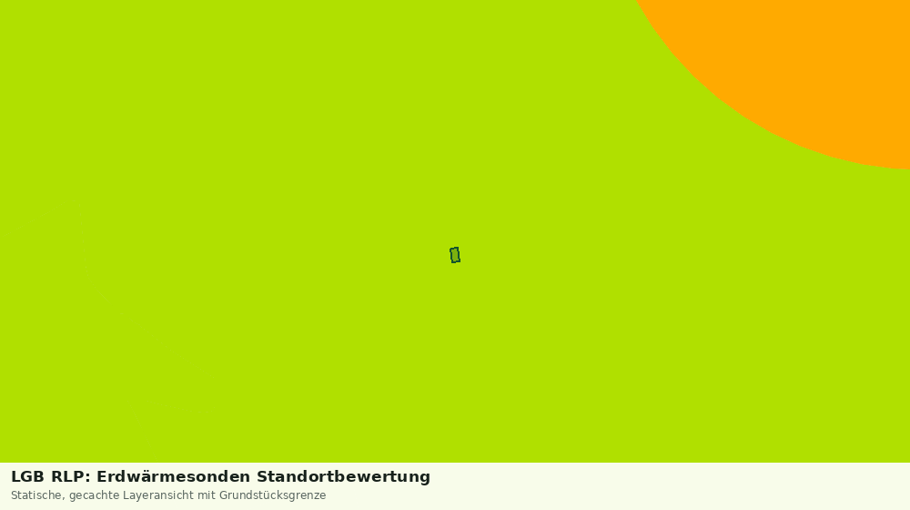 Statische Kartenansicht: LGB RLP: Erdwärmesonden Standortbewertung