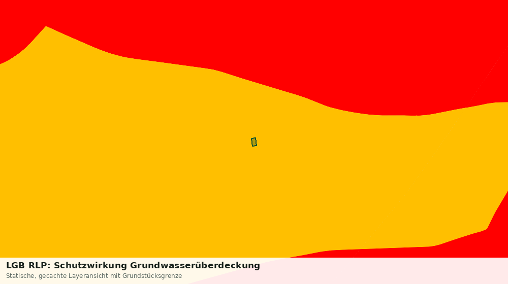 Statische Kartenansicht: LGB RLP: Schutzwirkung Grundwasserüberdeckung
