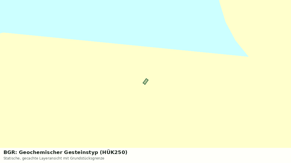 Statische Kartenansicht: BGR: Geochemischer Gesteinstyp (HÜK250)