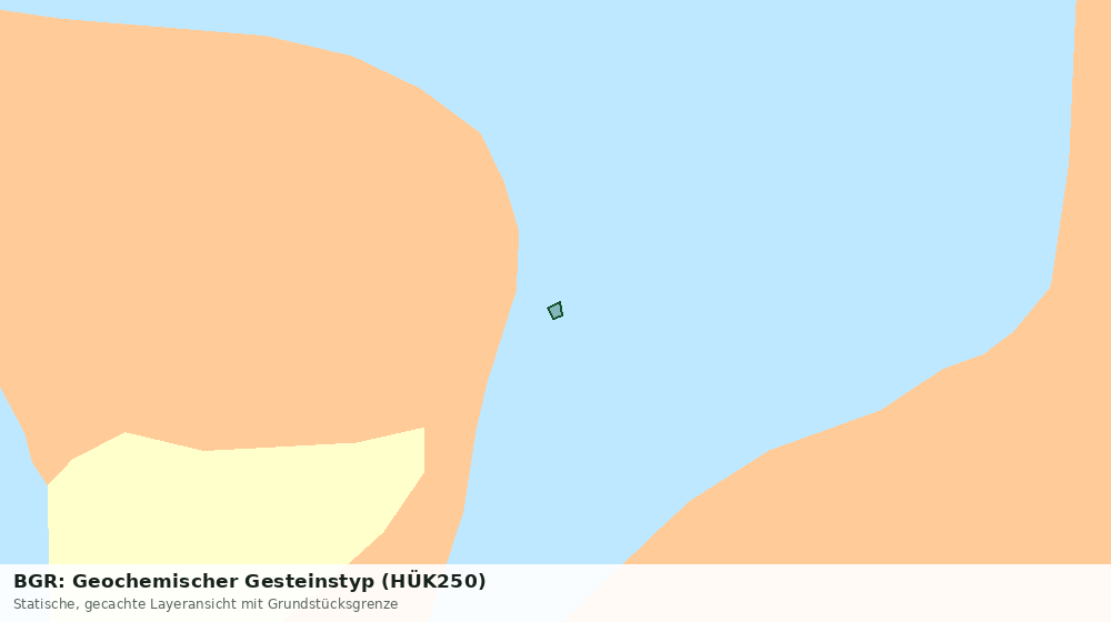 Statische Kartenansicht: BGR: Geochemischer Gesteinstyp (HÜK250)