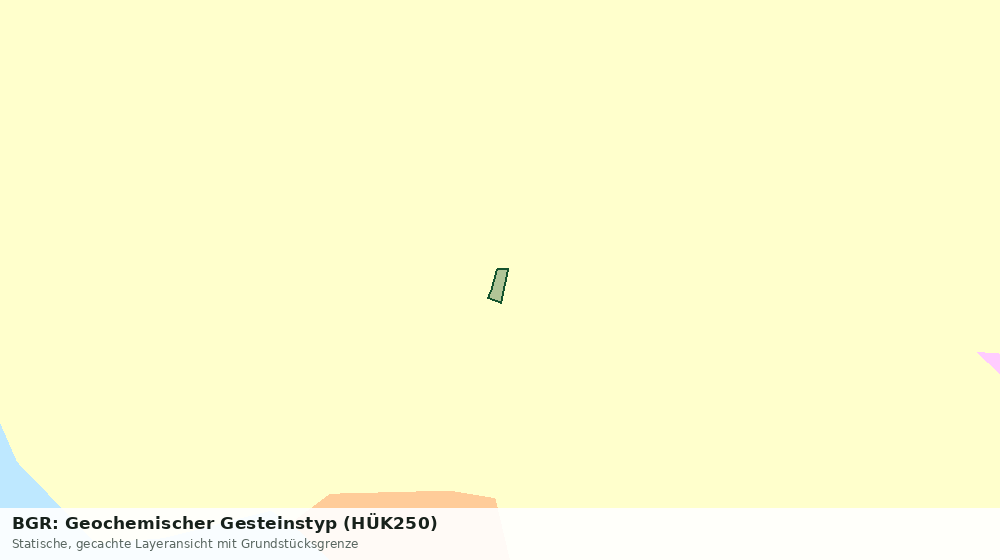 Statische Kartenansicht: BGR: Geochemischer Gesteinstyp (HÜK250)