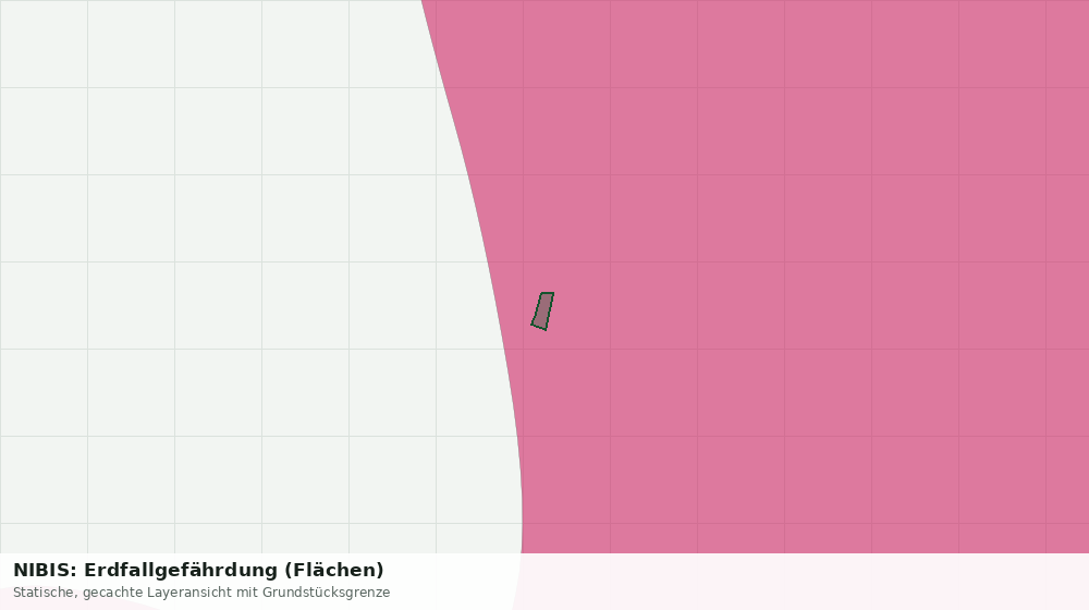 Statische Kartenansicht: NIBIS: Erdfallgefährdung (Flächen)