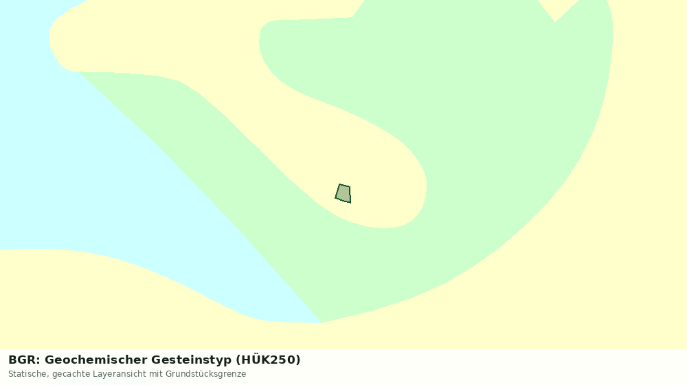 Statische Kartenansicht: BGR: Geochemischer Gesteinstyp (HÜK250)
