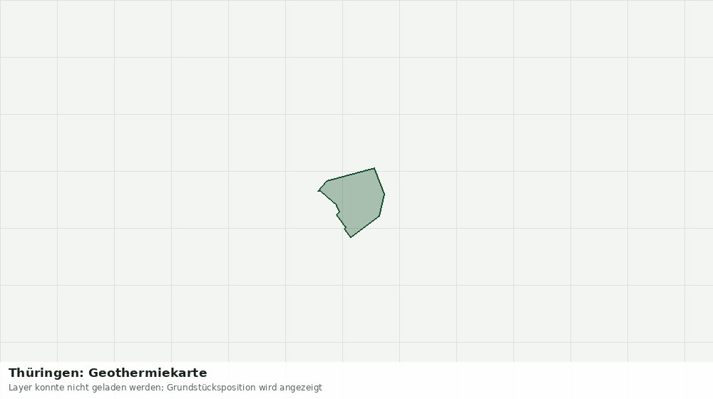 Statische Kartenansicht: Thüringen: Geothermiekarte