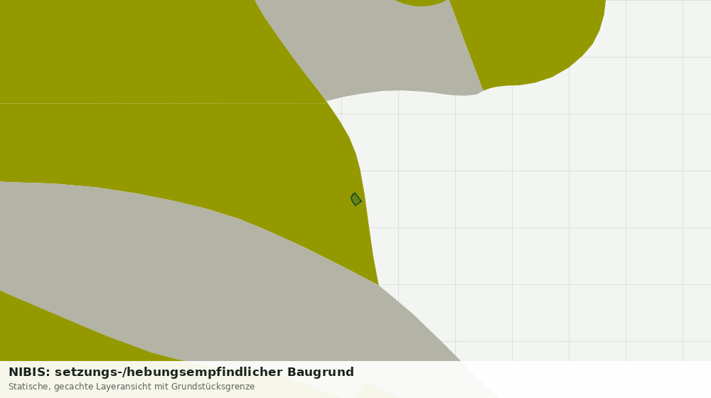 Statische Kartenansicht: NIBIS: setzungs-/hebungsempfindlicher Baugrund