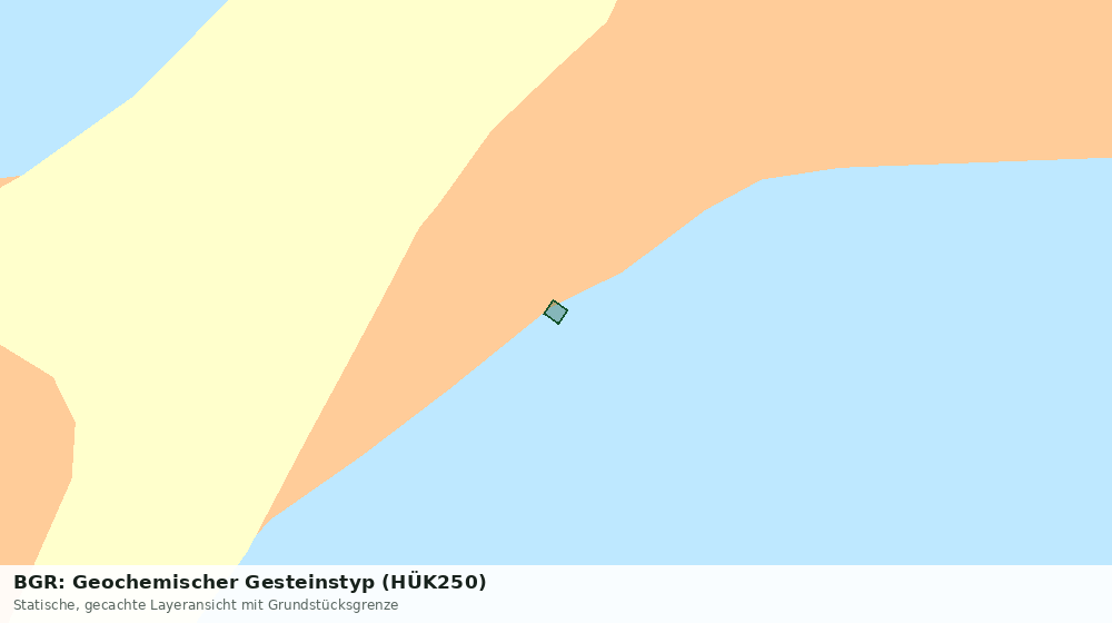 Statische Kartenansicht: BGR: Geochemischer Gesteinstyp (HÜK250)