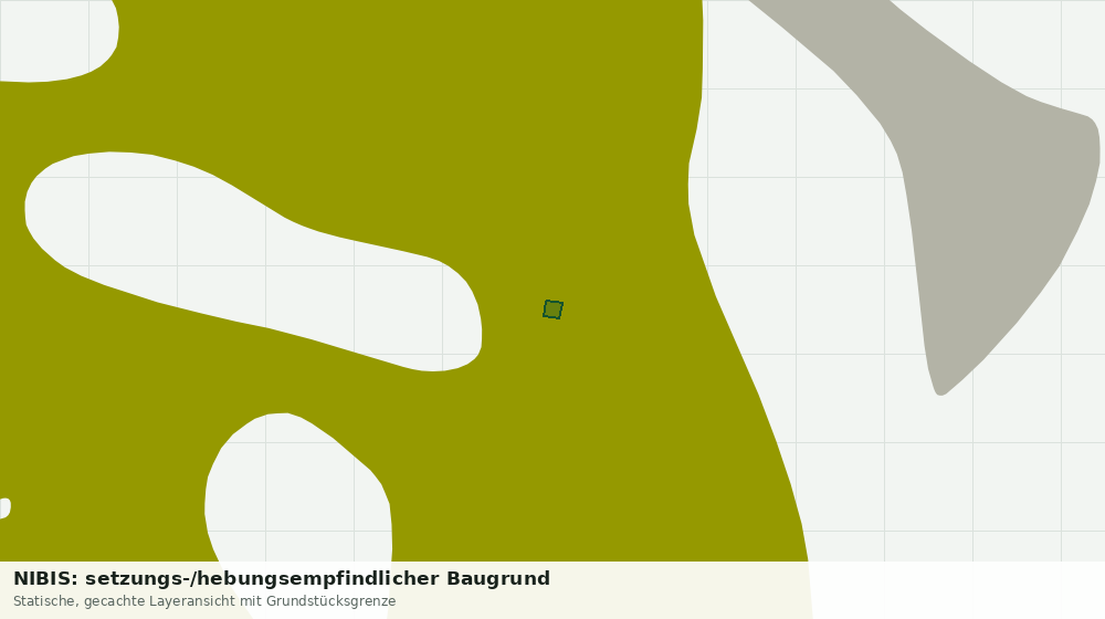 Statische Kartenansicht: NIBIS: setzungs-/hebungsempfindlicher Baugrund