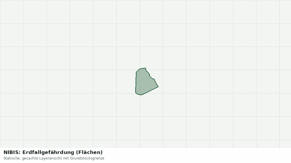 Statische Kartenansicht: NIBIS: Erdfallgefährdung (Flächen)