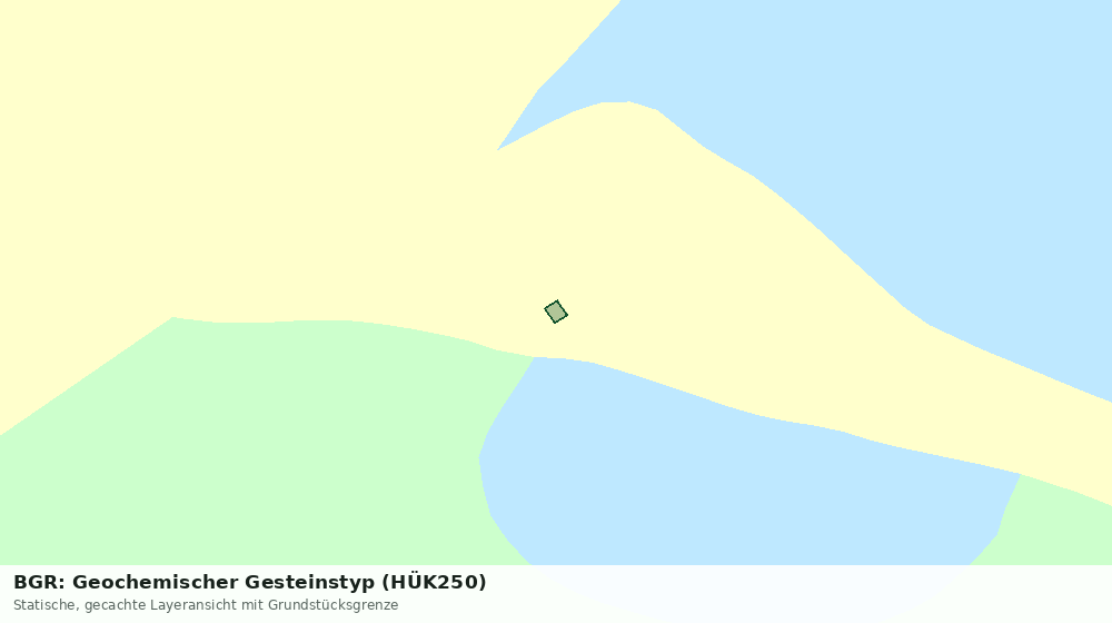 Statische Kartenansicht: BGR: Geochemischer Gesteinstyp (HÜK250)