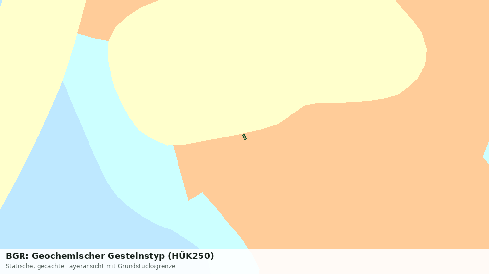 Statische Kartenansicht: BGR: Geochemischer Gesteinstyp (HÜK250)