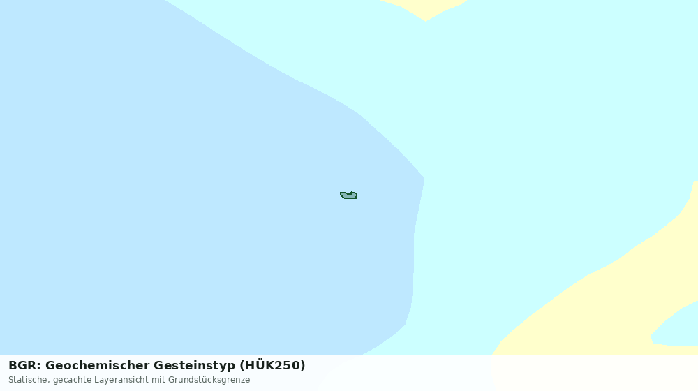 Statische Kartenansicht: BGR: Geochemischer Gesteinstyp (HÜK250)