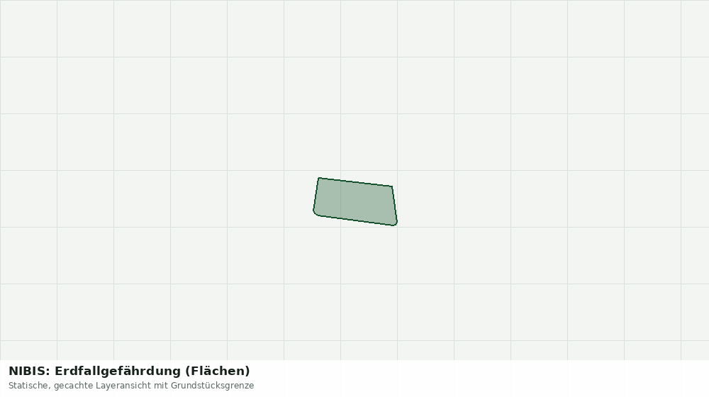 Statische Kartenansicht: NIBIS: Erdfallgefährdung (Flächen)