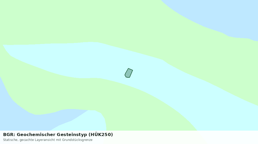Statische Kartenansicht: BGR: Geochemischer Gesteinstyp (HÜK250)