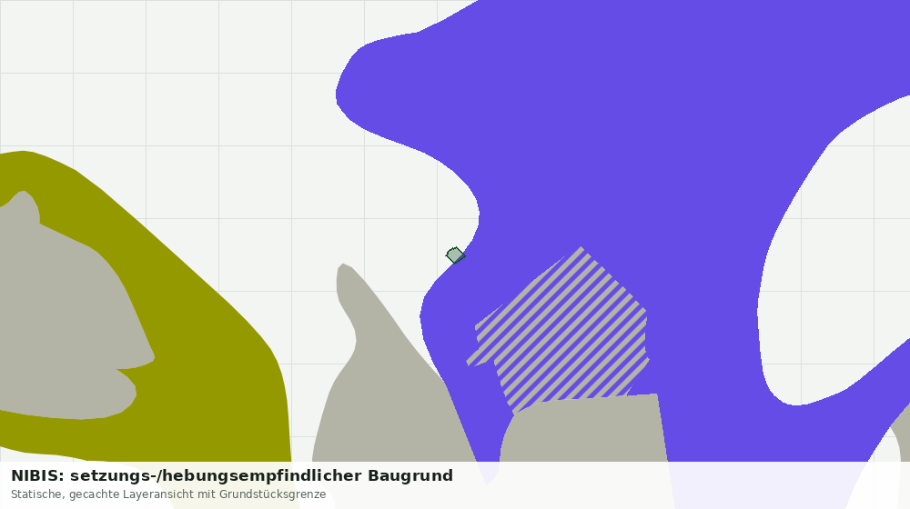 Statische Kartenansicht: NIBIS: setzungs-/hebungsempfindlicher Baugrund