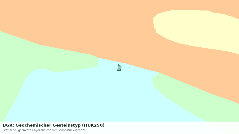 Statische Kartenansicht: BGR: Geochemischer Gesteinstyp (HÜK250)