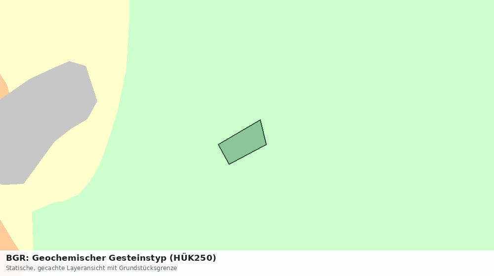 Statische Kartenansicht: BGR: Geochemischer Gesteinstyp (HÜK250)