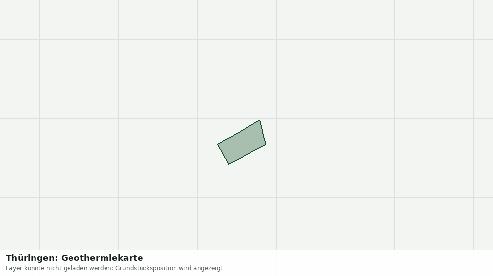 Statische Kartenansicht: Thüringen: Geothermiekarte