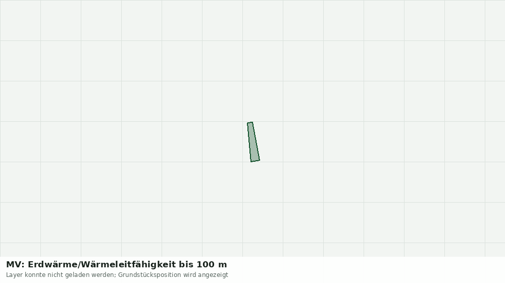 Statische Kartenansicht: MV: Erdwärme/Wärmeleitfähigkeit bis 100 m