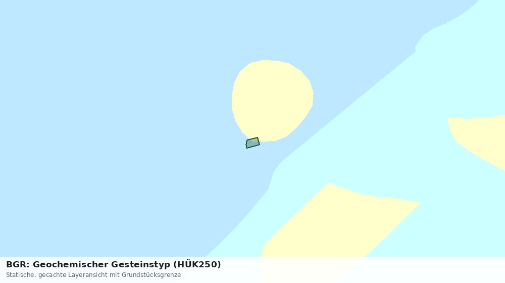 Statische Kartenansicht: BGR: Geochemischer Gesteinstyp (HÜK250)