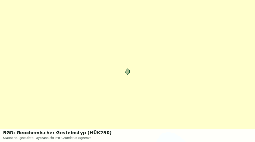 Statische Kartenansicht: BGR: Geochemischer Gesteinstyp (HÜK250)