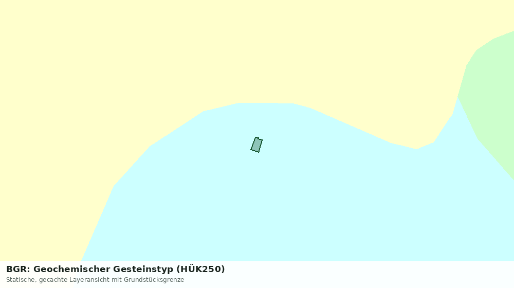 Statische Kartenansicht: BGR: Geochemischer Gesteinstyp (HÜK250)