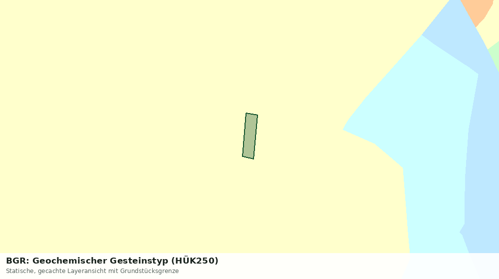 Statische Kartenansicht: BGR: Geochemischer Gesteinstyp (HÜK250)