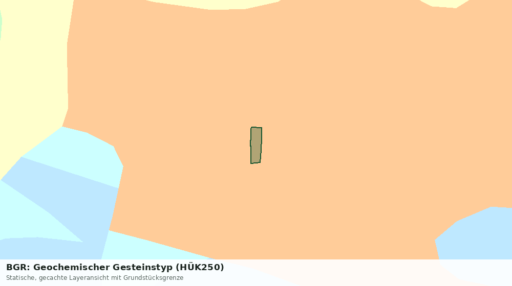 Statische Kartenansicht: BGR: Geochemischer Gesteinstyp (HÜK250)