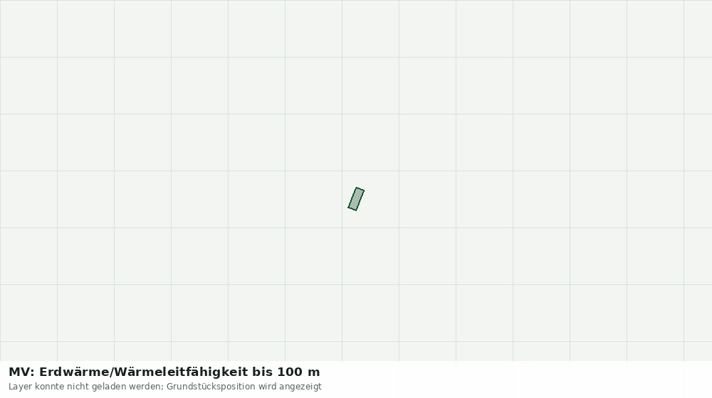 Statische Kartenansicht: MV: Erdwärme/Wärmeleitfähigkeit bis 100 m