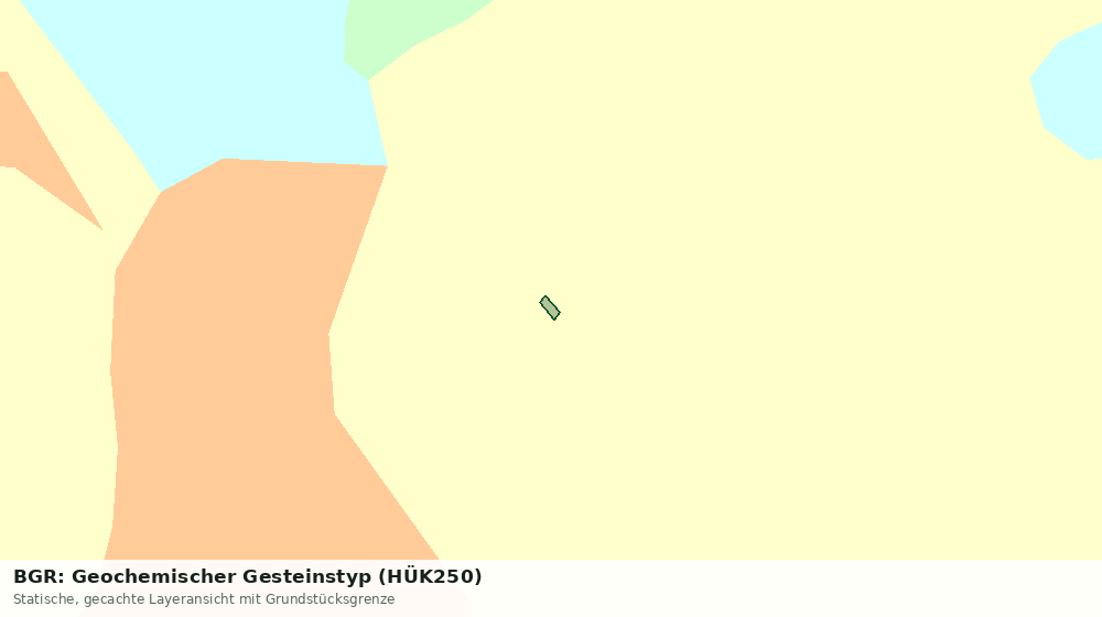 Statische Kartenansicht: BGR: Geochemischer Gesteinstyp (HÜK250)