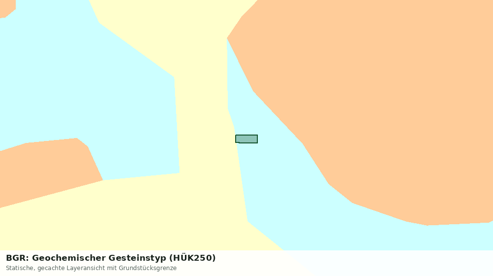 Statische Kartenansicht: BGR: Geochemischer Gesteinstyp (HÜK250)
