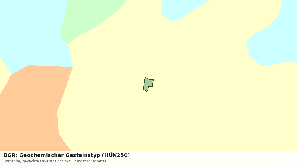 Statische Kartenansicht: BGR: Geochemischer Gesteinstyp (HÜK250)