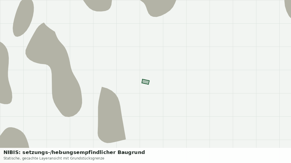 Statische Kartenansicht: NIBIS: setzungs-/hebungsempfindlicher Baugrund