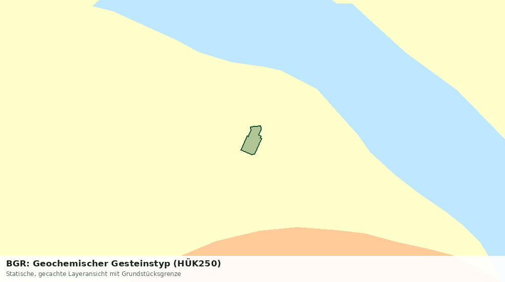 Statische Kartenansicht: BGR: Geochemischer Gesteinstyp (HÜK250)