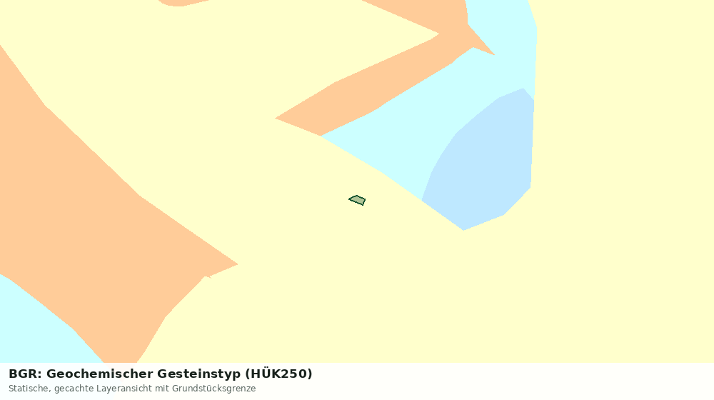Statische Kartenansicht: BGR: Geochemischer Gesteinstyp (HÜK250)