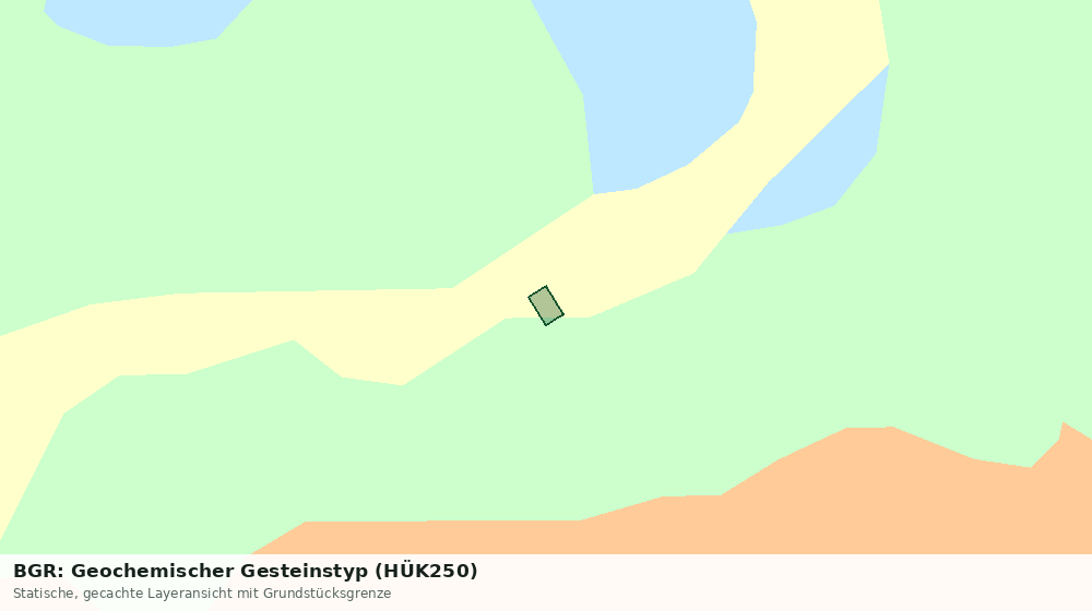 Statische Kartenansicht: BGR: Geochemischer Gesteinstyp (HÜK250)